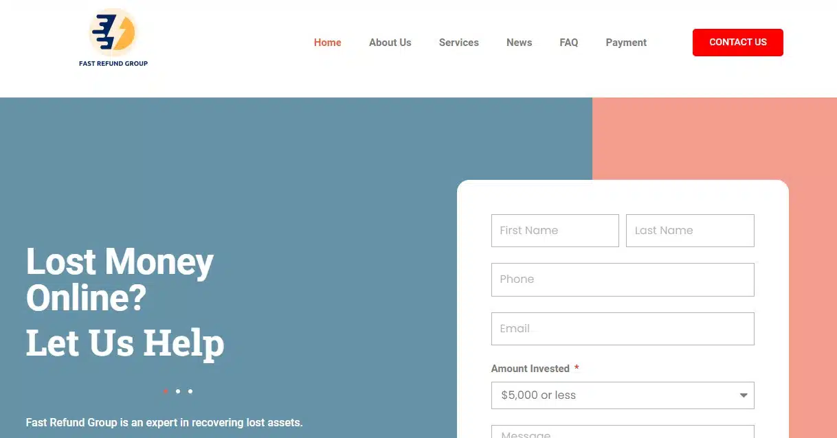 Fast Refund Group Homepage