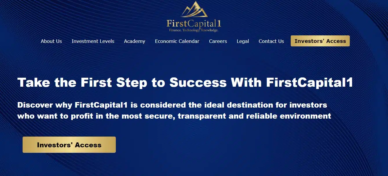 FirstCapital1 website