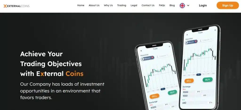 External Coins website