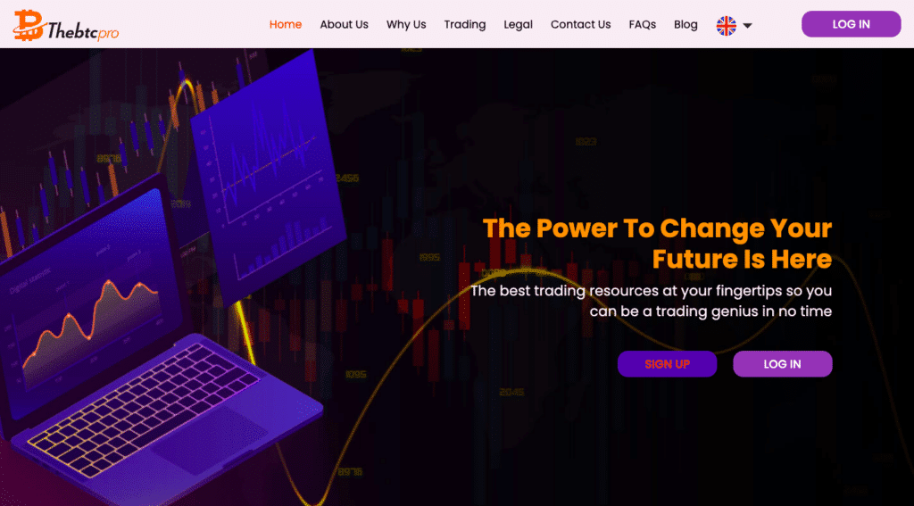 TheBTCPro trading platform